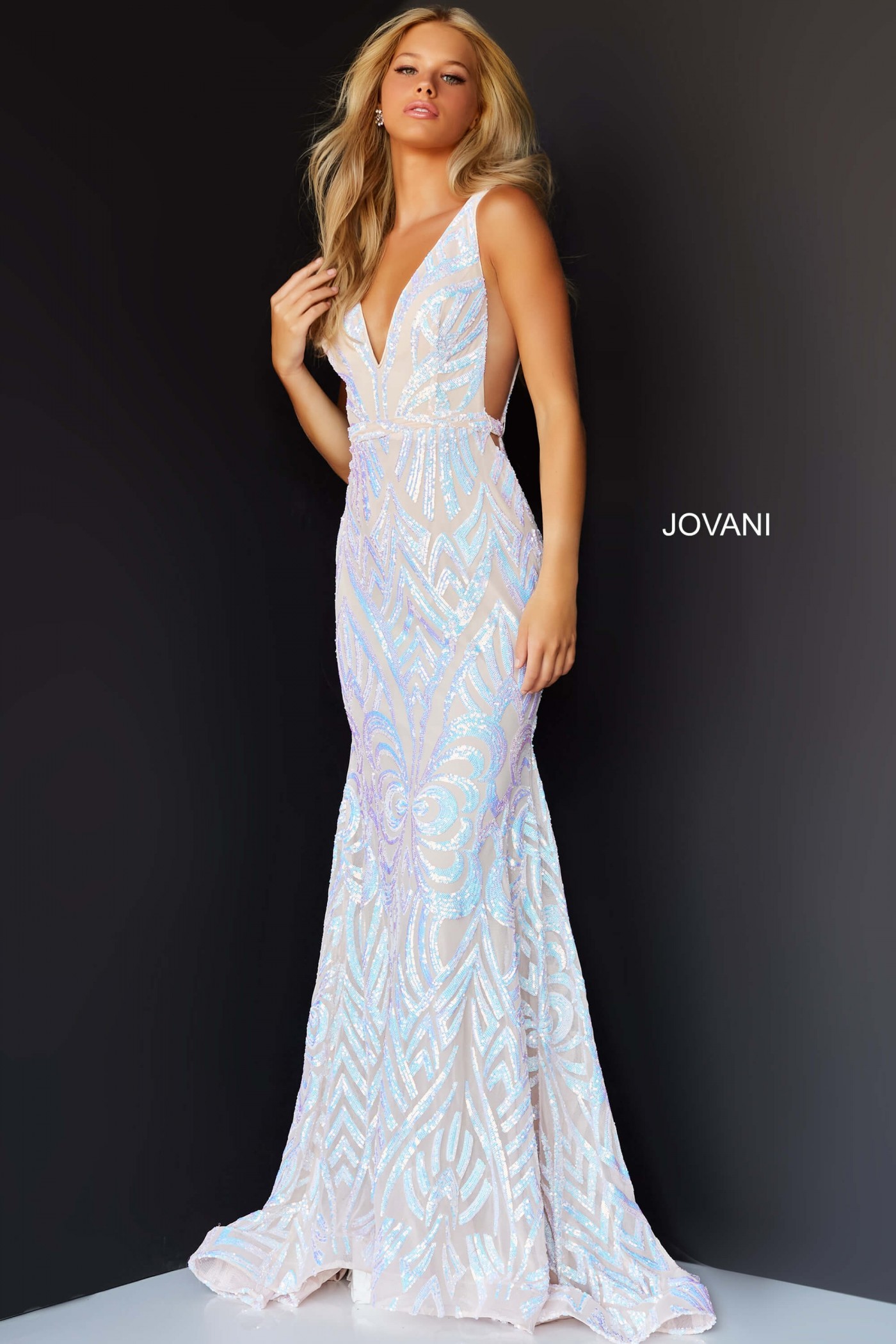 Jovani 02753 Sequin Embellished Prom Dress