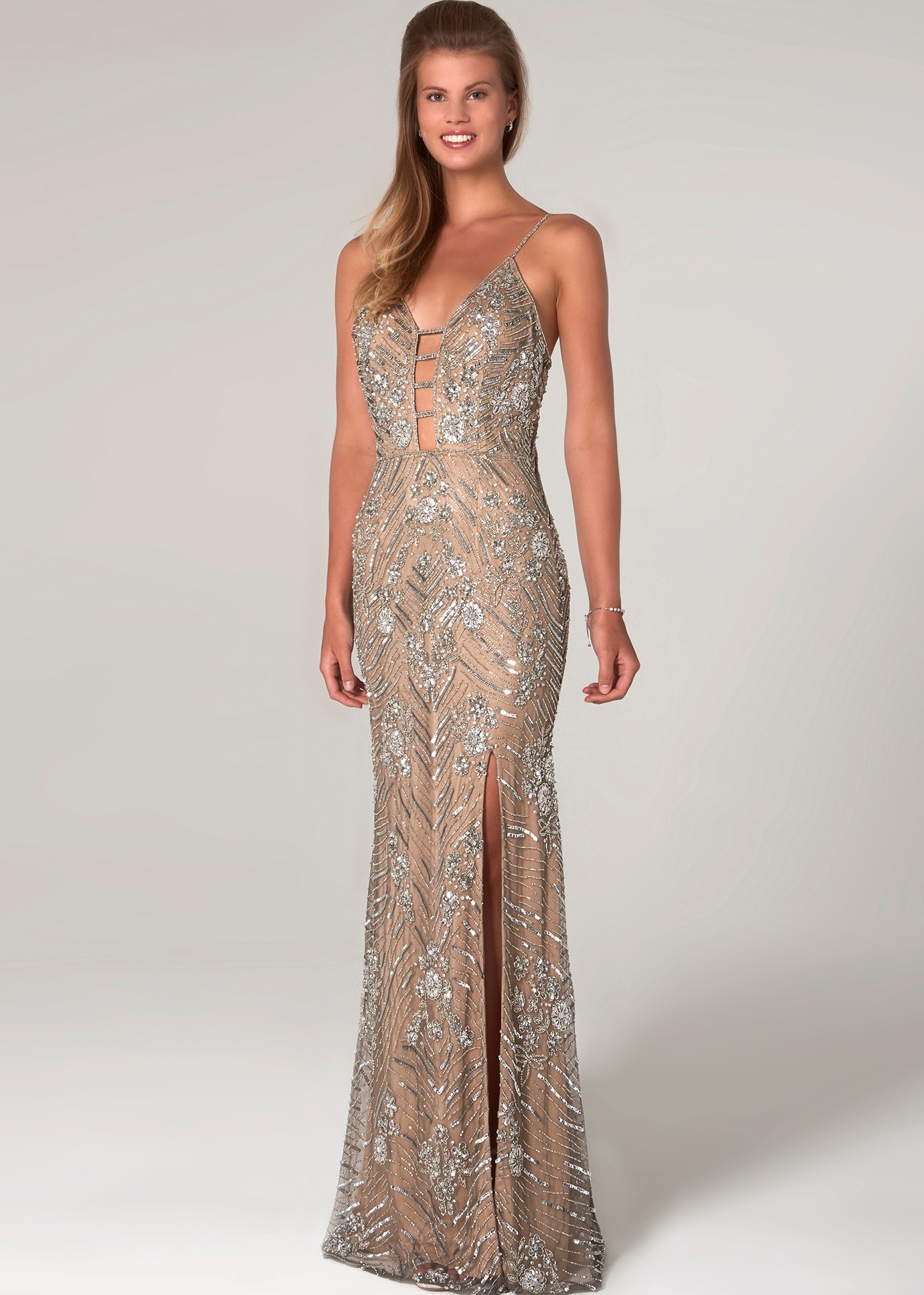 Scala 60101 Sequin Evening Gown