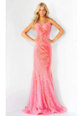 Jovani 04831 Strapless Sequin Prom Dress