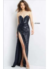 Jovani 04870 Strapless Sequin Prom Dress
