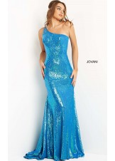 Jovani 08177 Iridescent Sequin Prom Dress