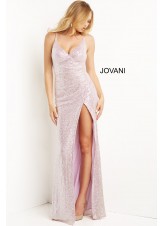 Jovani 08264 Backless Sequin Prom Dress