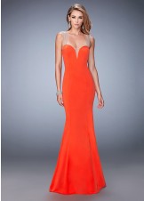 La Femme 22237 Fit & Flare Evening Gown