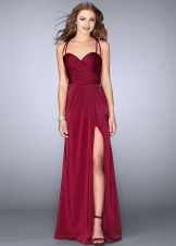 La Femme 24263 Elegant Open Back Long Gown