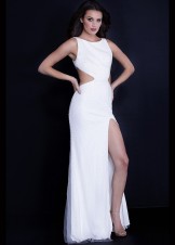 Jovani 59655 Side Cutout Fitted Gown with Slit