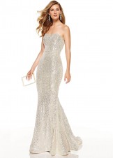 Alyce 60809 Strapless Sequin Mermaid Gown