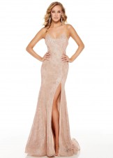Alyce 60817 Glitter Lace Evening Gown