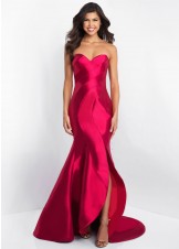 Blush Prom C1063 Strapless Asymmetrical Evening Gown