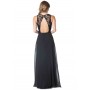 Black Bari Jay 1612 Long Bridesmaid Dress for $230.00