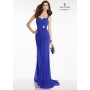 Blue Alyce B'Dazzle 35804 Fitted Open Back Evening Gown for $150.00