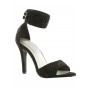 Black Jupiter by Touch Ups Sexy Jeweled Shoes for $98.00