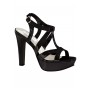 Black Queenie by Touch Ups Sassy Strappy Sandal for $58.00