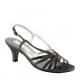 Black Tatum by Touch Ups Open Toe Shoes for $58.00