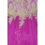Pink Fiesta 56286 Elegant Gold Embroidered Ball Gown for $430.00