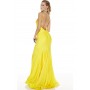 Bright Yellow Open Back