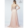Pink Alyce 6690 Beaded Strapless Long Chiffon Dress for $358.00