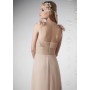 Nude Bari Jay 702 Ruched Chiffon Gown for $250.00