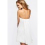 Ivory, White Faviana 7075A Short Sweetheart Neck Chiffon Dress for $198.00