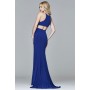 Purple Faviana 7976 Chic & Sleek Fitted Jersey Gown for $298.00