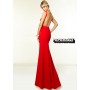 Red Paparazzi by Mori Lee 97099 Fitted Satin Crepe Gown for $278.00