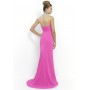 Pink Blush 9952 Jeweled Necklace Chiffon Gown for $379.00