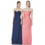 Blue, Pink Bari Jay 1530 Ruched Evening Gown for $218.00
