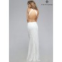 White Faviana S7788 Sequin Evening Gown for $438.00