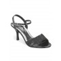Black Sizzle Paris Sequin Sandals for $50.00