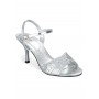 Silver Paris by Sizzle Sequin Sandals for $50.00