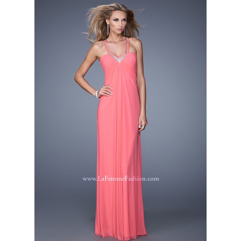 Coral La Femme 20903 Sexy Jersey Dress for $338.00