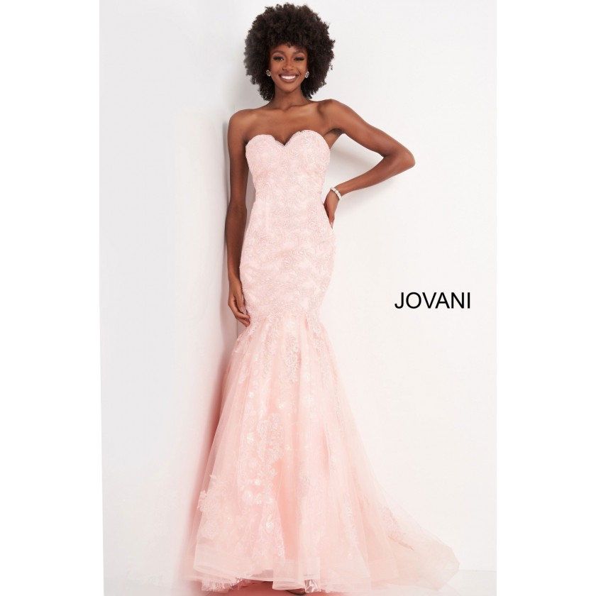 Jovani 26059 - Beaded Mermaid Gown – Couture Candy