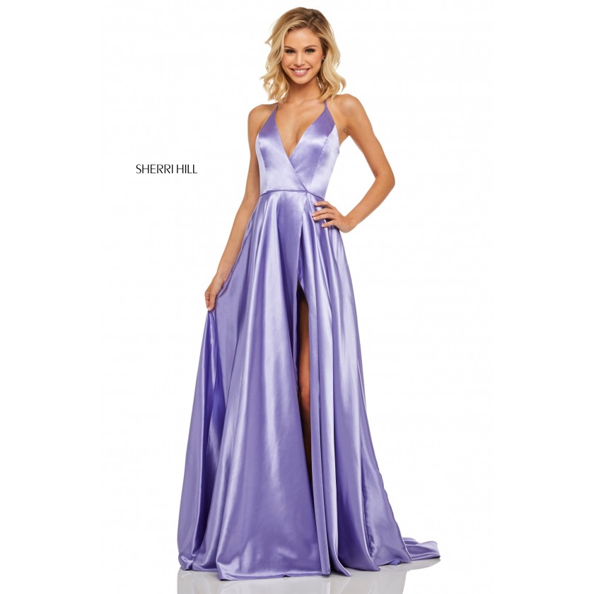 purple halter top dress