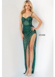 Jovani 08689 Sexy Dark Green Hi-Lo Prom Dress