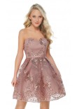 Alyce 2650 Strapless Sequined Party Dress