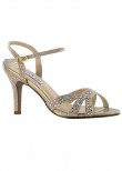 Dulce by Touch Ups Sparkling Champagne Heels