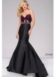 Jovani 50922 Edgy Strapless Mermaid Gown