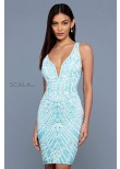Scala 60241 Short Beaded Dress