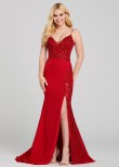 Ellie Wilde EW120038 Ruby Red Prom Dress