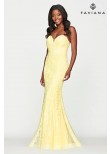 Faviana S10665 Strapless Lace Prom Dress